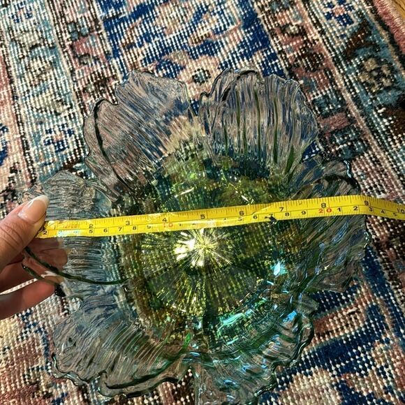 Glass cabbage small salad bowl - Picture 4 of 4